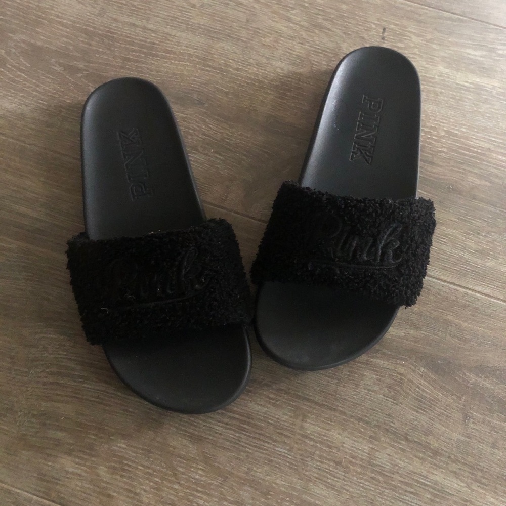 Pink cozy slides